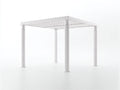 Tonnelle de jardin - PVC - 320x300x265 cm - Blanc - Style classique à toit ajouré
